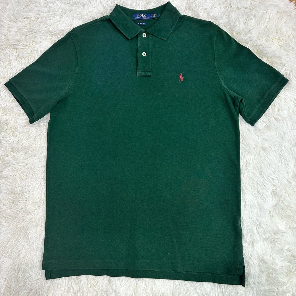 RALPH LAUREN Hunter Green Polo